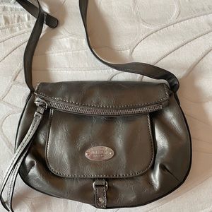 Silver cross body bag from Nine West